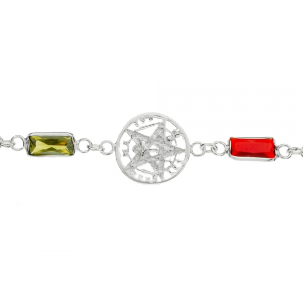 Pulsera Tetragrámaton de cristal