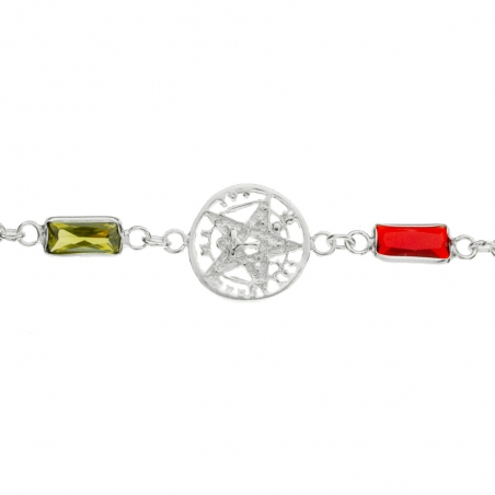 Pulsera Tetragrámaton de cristal