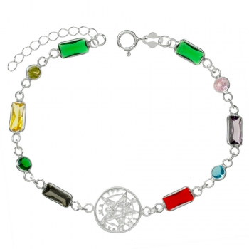 Pulsera Tetragrámaton de cristal