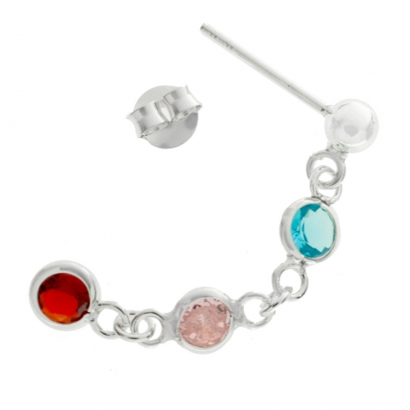 Pendientes largos circonitas