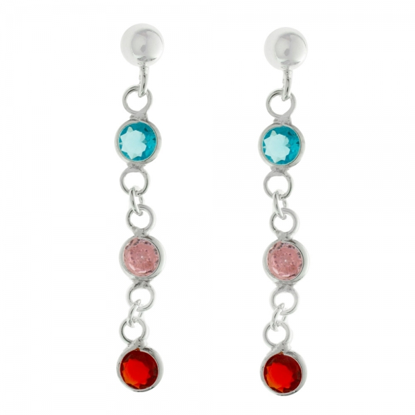 Pendientes largos circonitas