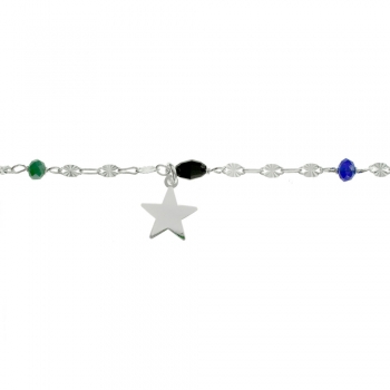 Pulsera estrella colgante 2