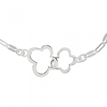 Pulsera flores entrelazadas 2