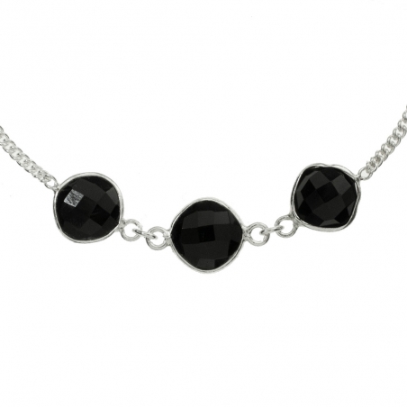 Pulsera rombos de Ónix