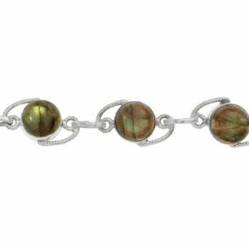Pulsera eslabón de labradorita 2
