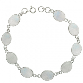 Pulsera eslabón de piedra de luna