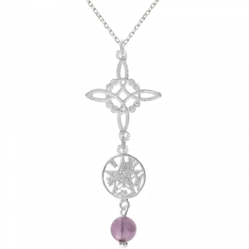 Doble amuleto Nudo de Bruja & Tetragrámaton 2