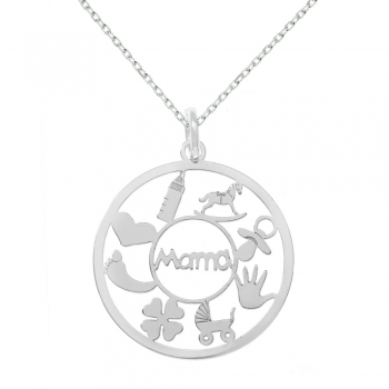Collar símbolos maternidad