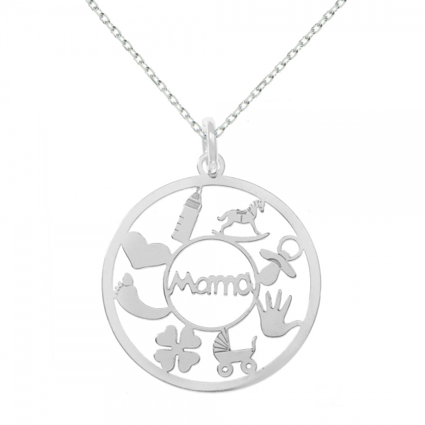 Collar símbolos maternidad