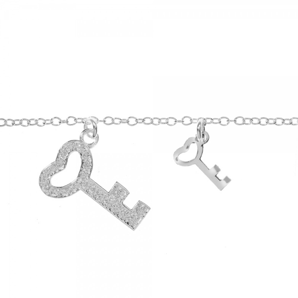 Pulsera doble llave
