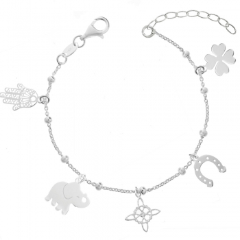 Pulsera símbolos de la Suerte