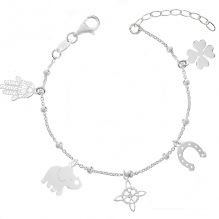 Pulsera símbolos de la Suerte