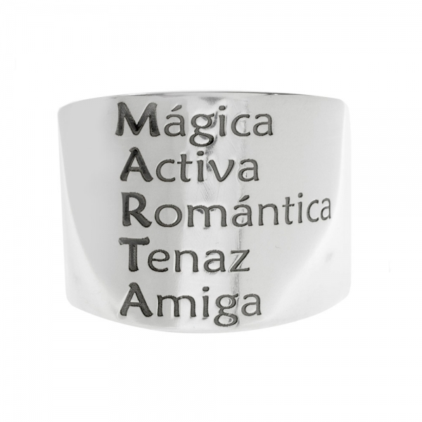 Anillo "Juego de palabras"