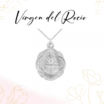 Medalla Virgen del Rocío Plata de Ley