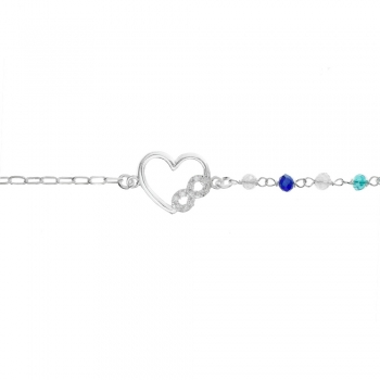 Pulsera Corazón & Infinito 2