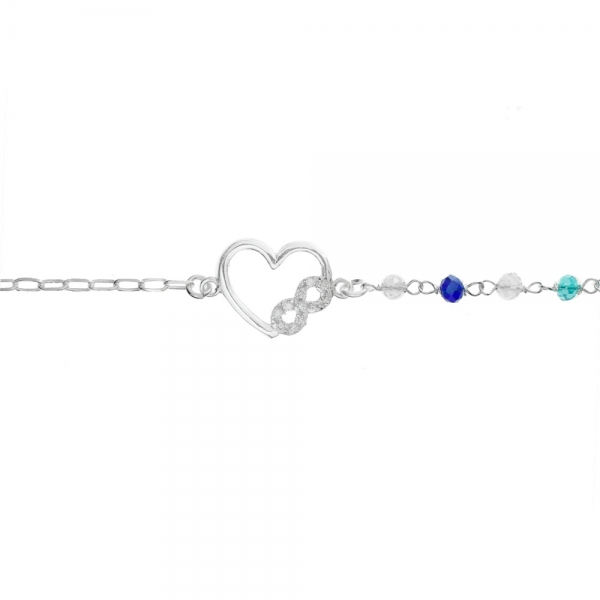 Pulsera Corazón & Infinito