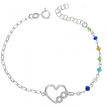 Pulsera Corazón & Infinito