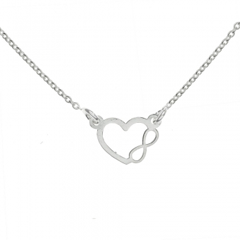 Gargantilla corazón & infinito