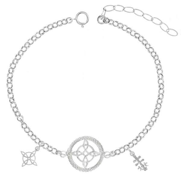 Pulsera amuleto Nudo de Bruja & Caravaca
