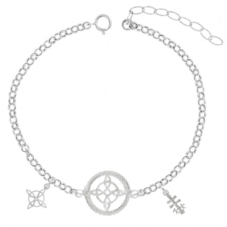 Pulsera amuleto Nudo de Bruja & Caravaca