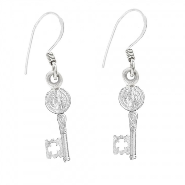 Pendientes San Benito Plata de Ley
