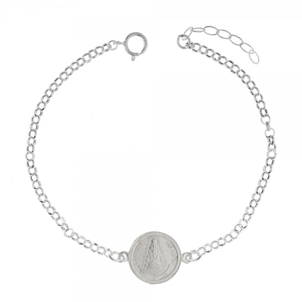 Pulsera de giratoria de Virgen del Rocio y...