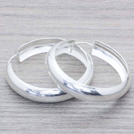 Aros anchos media caña