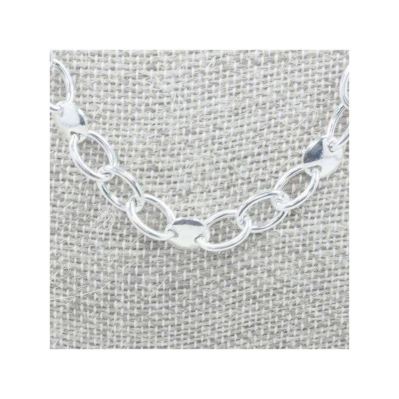 Collar calabrote Plata de Ley