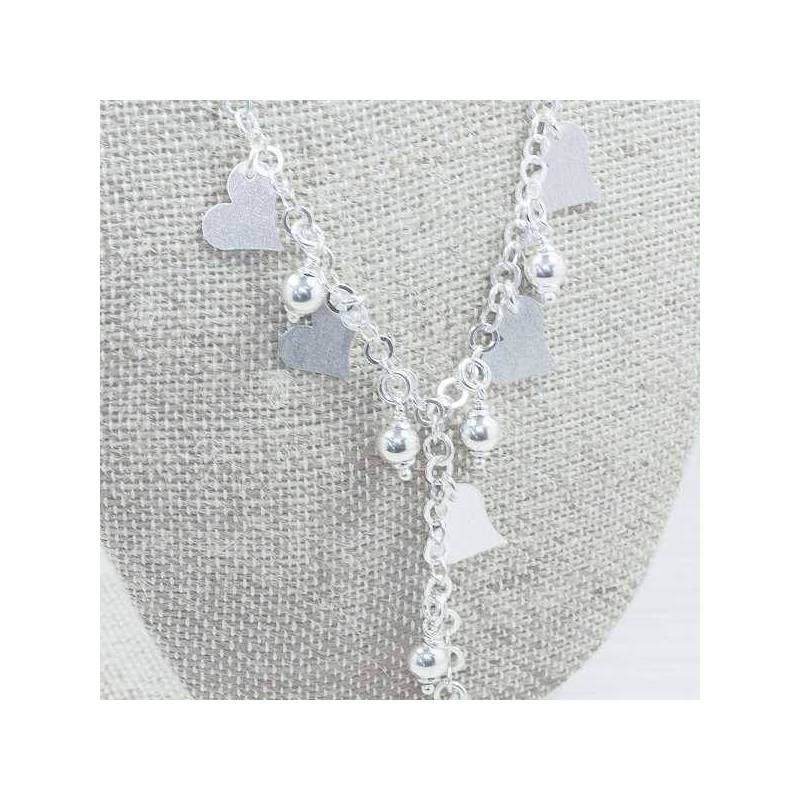Collar corazón Plata de Ley