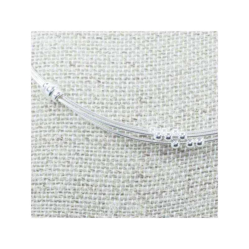 Collar tres vueltas Plata de Ley