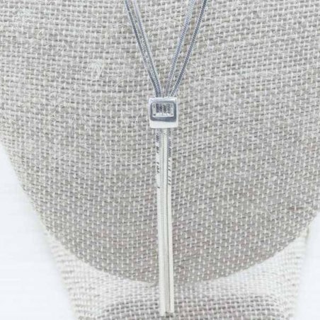 Collar dos vueltas Plata de Ley