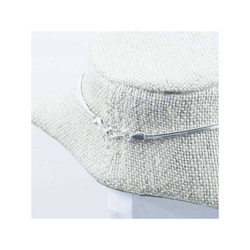 Collar dos vueltas Plata de Ley