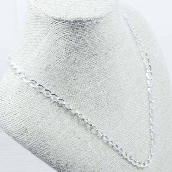 Collar eslabón grumet Plata de Ley