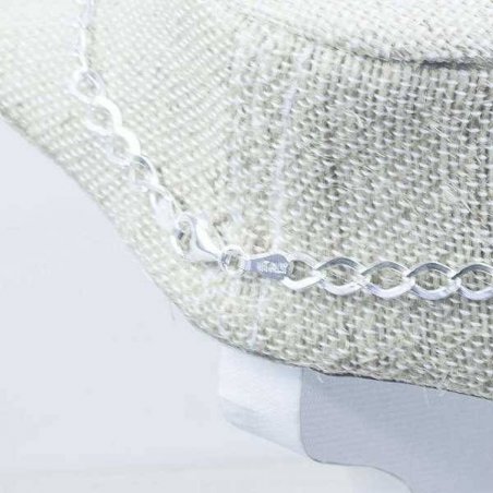 Collar eslabón grumet Plata de Ley
