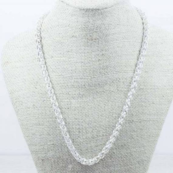 Collar entrelazado Plata de Ley