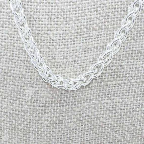 Collar entrelazado Plata de Ley 2