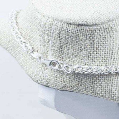 Collar entrelazado Plata de Ley