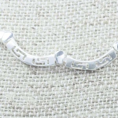 Collar greco mate Plata de Ley