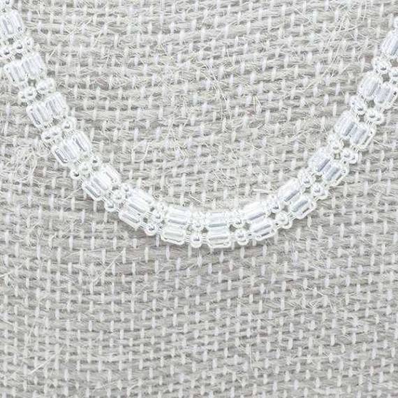 Collar 6 hileras Plata de Ley 2