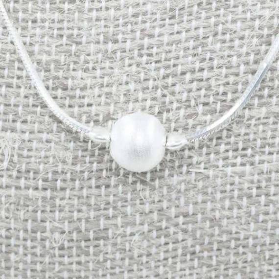 Collar largo con bolas Plata de Ley 2