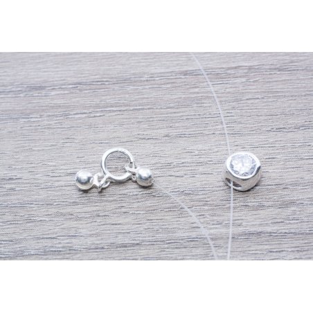 Collar punto de luz Plata de Ley